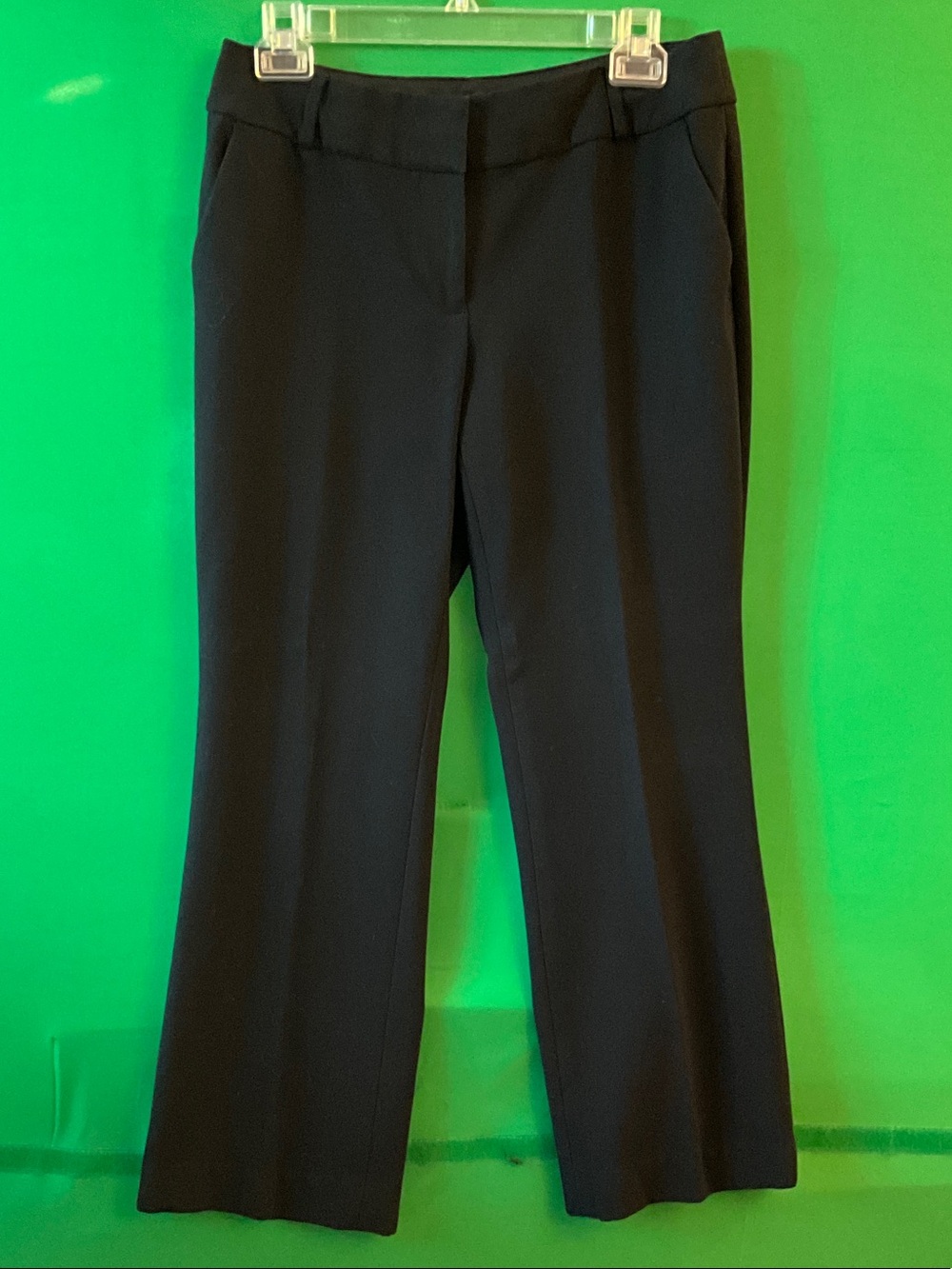 LOFT Black Boot-Cut Dress Pants